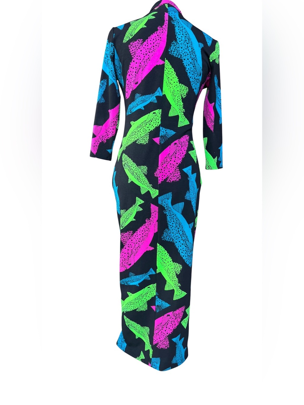 Betsey Johnson Neon Fish Dress. NWOT - Picture 2 of 8